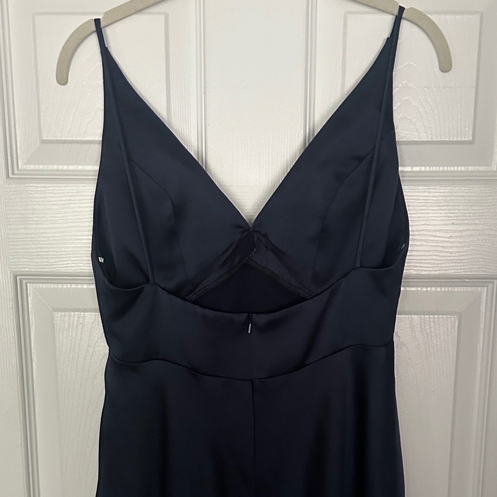 Jenny Yoo Navy Slip Dress - Picture 5 of 9